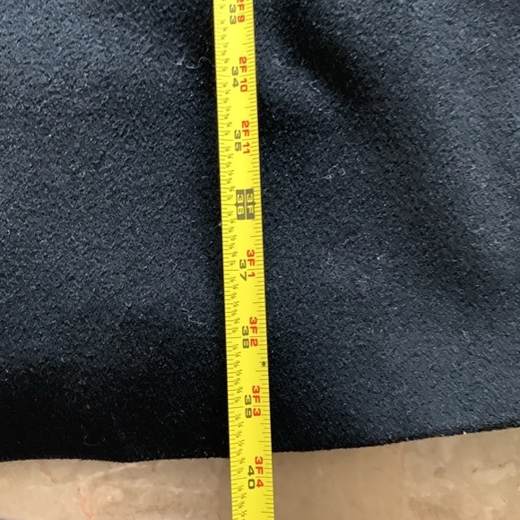 Calvin Klein wool cashmere pea coat black size 40R casual classic‎ mid length - Picture 7 of 11